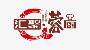 汇聚•蓉厨LOGO