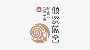 倾瓷蓝舍LOGO