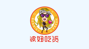 波妞吃货LOGO