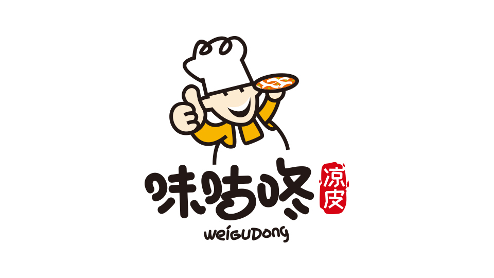 味咕咚凉皮logo