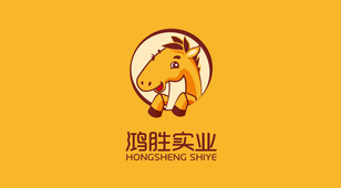 鸿胜实业LOGO设计