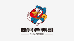 尚客老鸭哥LOGO