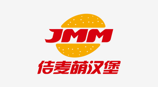 佶麦萌汉堡LOGO设计