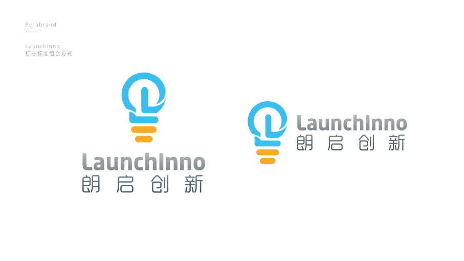 朗启创新logo