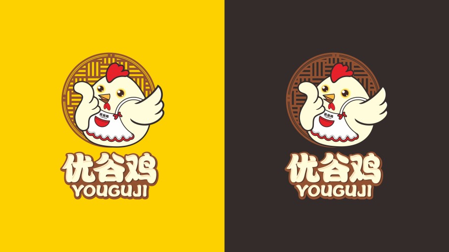 优谷鸡logo