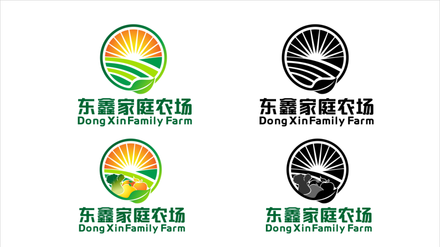 东鑫家庭农场logo图片含义/演变/变迁及品牌介绍 - logo设计趋势