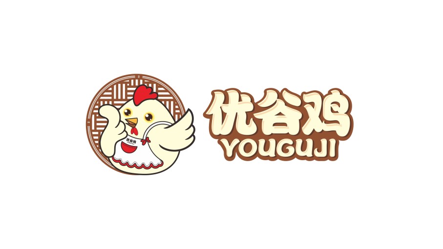 优谷鸡logo