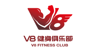 V8健身俱乐部LOGO