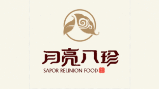 月亮八珍食品LOGO