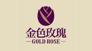 金色玫瑰LOGO设计