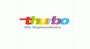 瑞士列车服务品牌 thurbo 标志LOGO设计