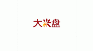 大米盘LOGO设计